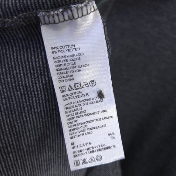 Tommy Bahama Shirt Mens L Gray Heather Heavyweight Button Up Overshirt Shacket - Picture 9 of 10